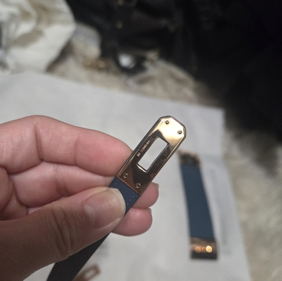 Hermes Kelly Double tour bracelet swift convert with gold hardware - Picture 7 of 13